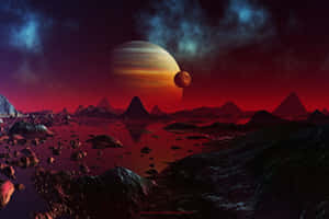 Extraterrestrial_ Landscape Wallpaper