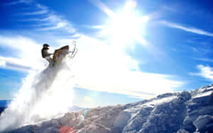 Extreme Ice Skiing Wallpaper