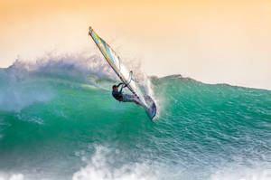 Extreme Sports Windsurfing Close-up Wallpaper