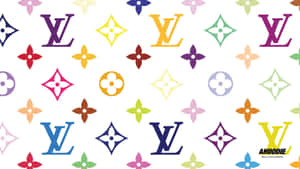 Eye-catching Fashion Pattern Of Louis Vuitton Wallpaper