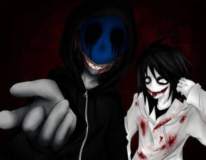 Eyeless Jack With Jeff The Killer Wallpaper