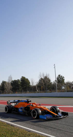 F1 Phone Mclaren Orange Formula Wallpaper
