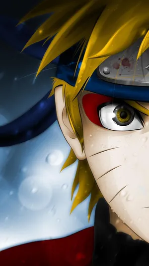Face Of Naruto Aesthetic Phone Wallpaper