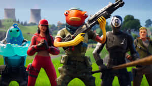 Face The Freshness With Fortnite's Fishstick Wallpaper