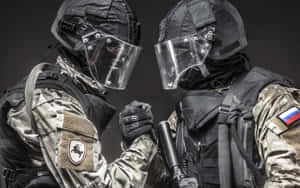 Face To Face Men From Special Forces Wallpaper