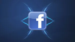 Facebook Luminescent Feathers Wallpaper