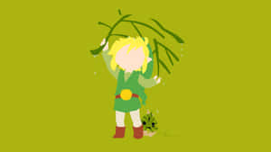 Faceless Drawing Of Toon Link Wallpaper