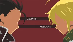 Faceless Zeldris And Melodias Wallpaper