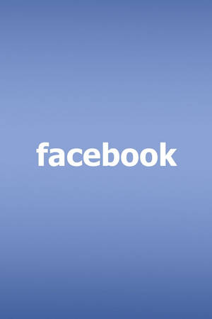 Faded Blue Facebook Mobile Wallpaper