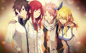 Fairy Tail Aesthetic Big Four Wallpaper