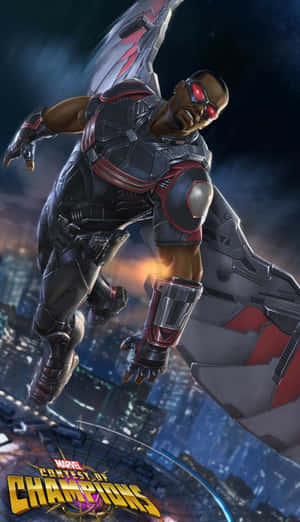 Falcon Marvel Superhero Poster Art Wallpaper