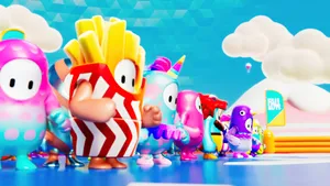 Fall Guys Ultimate Knockout Start Game Wallpaper