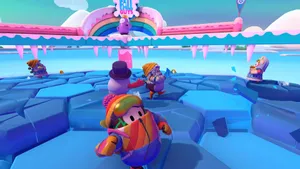 Fall Guys Ultimate Knockout Thin Ice Mini Game Wallpaper