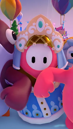 Fall Guys Ultimate Knockoutupper Ice Maiden Wallpaper