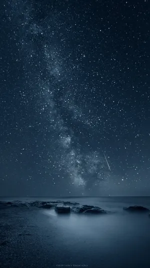 Falling Star Galaxy Iphone Wallpaper
