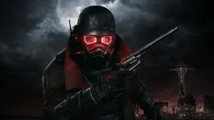 Fallout 4 4k Man With Rifle Wallpaper