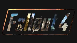 Fallout 4 Logo Black Cutout Wallpaper