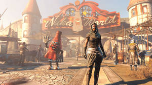 Fallout 4 Nuka World Entrance Wallpaper