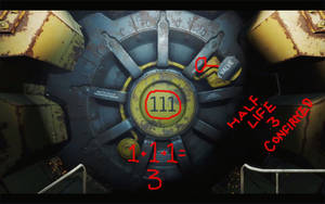Fallout 4 Vault 111 Door Decoded Wallpaper