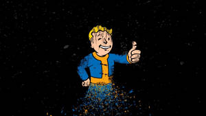 Fallout 4 Vault Boy Confetti Wallpaper