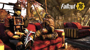 Fallout 76 Raider Character Cover Wallpaper