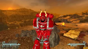 Fallout New Vegas Chaos Marine Wallpaper