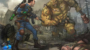 Fallout Super Mutant Fan Art Wallpaper