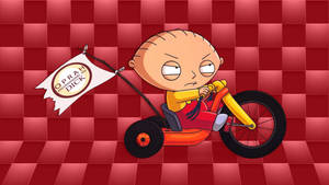 Family Guy Stewie Riding Bike Wallpaper
