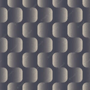 Fancy Wavy Gray Pattern Wallpaper