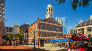 Faneuil Hall Boston Massachusetts Wallpaper