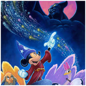 Fantasia Mickey Sorcerers Apprentice Wallpaper