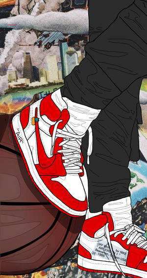 Fantastic Piece Of Nike Jordan 1 Wallpaper