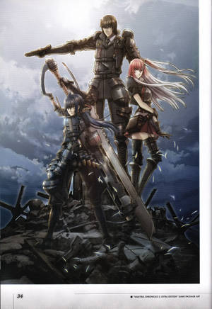 Fantastic Valkyria Chronicles Poster Wallpaper