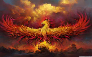 Fantasy Phoenix Hd Desktop Art Wallpaper