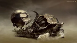 Fantasy Tortoise Digital Art Wallpaper