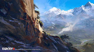 Far Cry 4 Mountain Scene Wallpaper
