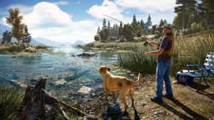 Far Cry 5 4k Ultra Hd Fishing Wallpaper