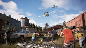 Far Cry 5 Rail Yard Battle Wallpaper