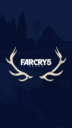Far Cry Five Logo Antlers Wallpaper