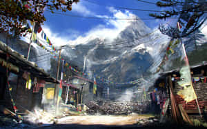 Far Cry Mountain Village Wallpaper