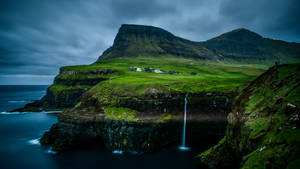 Faroe Islands Mountains Scenery Wallpaper