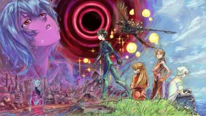 Fascinating Evangelion Art Wallpaper
