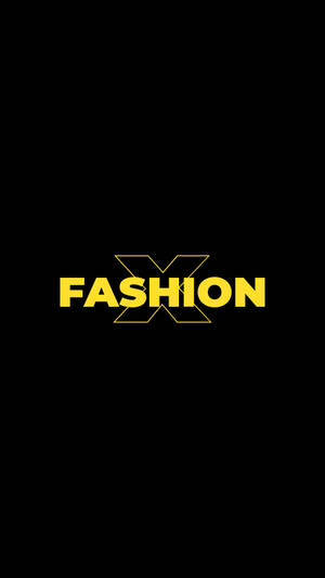 Fashion X Yellow Logo Wallpaper