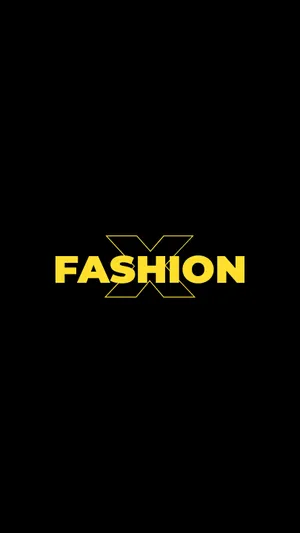 Fashion X Yellow Logo Wallpaper