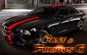 Fast And Furious 6 Cars Black And Red Fire Aesthetic Wallpaper