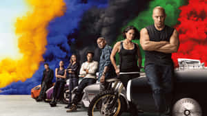 Fast And Furious 9 Cars And Smoke Wallpaper