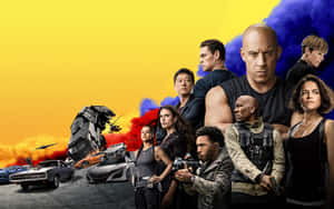 Fast And Furious 9 Characters Poster Wallpaper