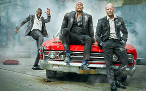 Fast And Furious Cars Hobbs And Shaw Red Aesthetic Wallpaper