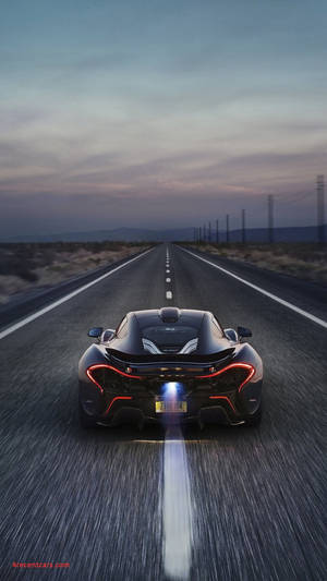 Fast Car Cell Phone Image Wallpaper