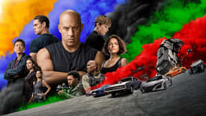 Fast Furious 9 Smoke Edit Wallpaper